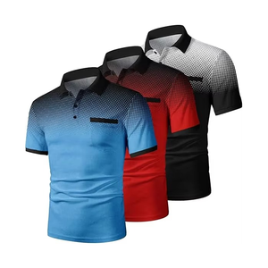Chemise rayée pour homme à manches courtes, noir, blanc, bleu, tissée, tricotée, respirante, décontractée, coupe classique, 100% coton, 220g - Product Image 5