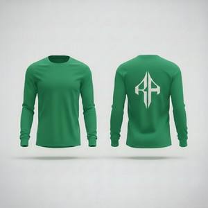 Camiseta de Manga Larga para Hombre, Talla Grande, Cuello Redondo, 100% Algodón, Estilo Casual Personalizado Bajo Demanda, RIVIAN ATLANTIC, Calidad Premium 2026 - Product Image 3