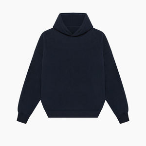 Sudadera con capucha personalizada al por mayor de 450 g/m² para minoristas estadounidenses de ropa deportiva, con forro polar grueso de felpa francesa. - Product Image 3