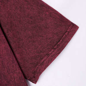 Nueva Camiseta de Hombre con Lavado Ácido, Logotipo/Colores Personalizados, Antiarrugas, Transpirable, con Precio al por Mayor - Product Image 5