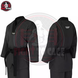 Uniforme de Taekwondo de Alta Calidad con Nervaduras, Estilo Aprobado por la WT, Dobok TKD Transpirable, Ropa de Artes Marciales para Poomsae y Sparring - Product Image 3