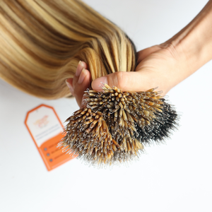 Extensiones de Cabello Humano Remy con Queratina, Punta Plana Pre-Adherida, 100% Virgen, Cutícula Intacta, Liso Sedoso - Product Image 3