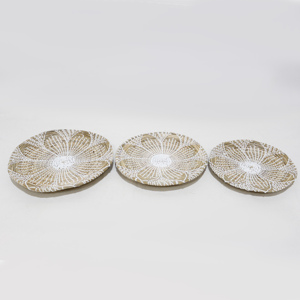 Artex Dong Thap Décoration murale moderne en macramé de jonc de mer style bohème, motif vertical circulaire, multi-pièces, pour la maison et le salon - Product Image 2