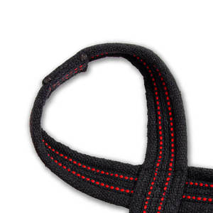 Correas de Soporte para Muñeca con Forma de 8, Rojas, Ajustables, Antideslizantes, con Cierre de Gancho y Bucle, para Levantamiento de Pesas y Entrenamiento de Fuerza - Product Image 4