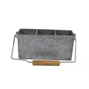 Modern Eco-Friendly Stainless Steel Wire Mesh Double Tier Multifunction Cutlery Holder <b>Kitchen</b> Flatware Storage Rack Spoons - Product Image 2
