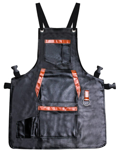 Combinaison de travail unisexe en cuir, taille ajustable, détection des aiguilles, imperméable, soudure sans couture, sérigraphie, plusieurs poches, plusieurs tailles - Product Image 1