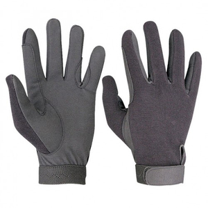 Best Selling Winter Outdoor Horse Riding Gloves UV Protection Full <b>Finger</b> Leather Unisex Adult Custom Design OEM Supplier - Product Image 3
