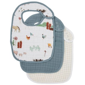 Bavoirs pour bébé 95% bambou 5% élasthanne Durables et doux - Product Image 1