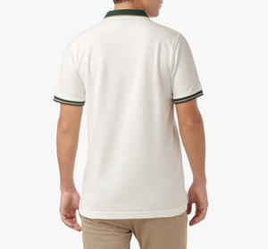 Camisa Polo para Hombre 100% Algodón con Cuello de Botones, Colores en Contraste y Detalle de Rayas, Tejido de Punto Transpirable, Suministro ODM - Product Image 2
