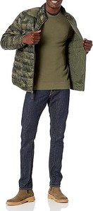Wholesale Men’s Camouflage Puffer <b>Jacket</b> – Premium Lightweight Woodland <b>Camo</b> Bubble Coat – Water-Resistant Windproof - Product Image 4
