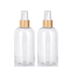 Bouteille ronde Boston en plastique PET de 120 ml de qualité alimentaire pour emballage personnalisé, avec bouchon/pompe/pulvérisateur OEM et impression sérigraphique, vente en gros - Product Image 5