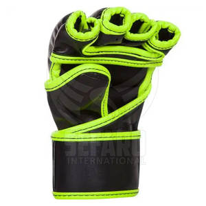 Guantes de MMA de alta calidad y precio económico hechos en Pakistán, cómodos guantes de MMA de cuero sintético para unisex. - Product Image 4