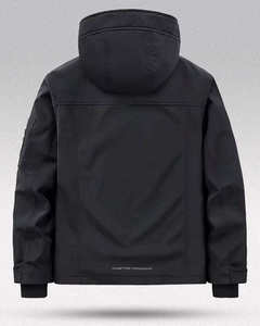 Veste tactique pour homme, vêtements de rue, multi-poches, coupe-vent à capuche, veste cargo utilitaire, vêtements de plein air fonctionnels urbains - Product Image 6