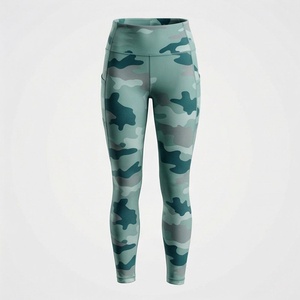 Leggings sublimés pour femmes au design optimal, vêtements légers de haute qualité, logo personnalisé imprimé, taille ajustée, vêtements de sport - Product Image 1