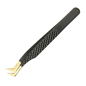Pinzas para Pestañas de Acero Inoxidable de Alta Calidad, Diseño Nuevo y Hermoso, Antiestáticas, Duraderas, Venta al Por Mayor - Product Image 4