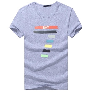 Camiseta Casual de Manga Corta con Cuello Redondo para Mujer, Tejido de Punto de Poliéster/Algodón Estampado, Antiarrugas y Ecológica - Product Image 1