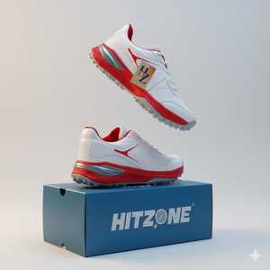 รองเท้าคริกเก็ตสำหรับผู้ใหญ่ พื้นยางแบบมีปุ่ม ระบายอากาศได้ดี ยึดเกาะดีเยี่ยม เหมาะสำหรับการฝึกซ้อม การแข่งขัน และสามารถสั่งทำได้ - Product Image 2