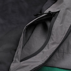 Cremallera personalizada hombres gimnasio deportes al aire libre correr secado rápido Chaqueta ligera transpirable Patchwork Color hombres chaqueta impermeable - Product Image 6
