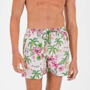 Pantalones cortos de hombre de punto, rectos, casuales, deportivos, con cinco bolsillos, de cintura media, lisos, antiarrugas, al por mayor - Product Image 4