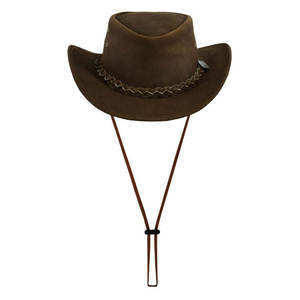 Custom Made Fully Customized Leather Western Style Unisex Cowboy <b>Hats</b>-Travel Fishing Leather <b>Hat</b> - Product Image 3