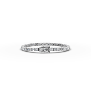 Pulsera de tenis de lujo para el día a día de 7 pulgadas en oro amarillo de 14k con 5 quilates de diamantes cultivados en laboratorio, joyería sostenible, regalo - Product Image 5
