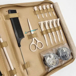 Kit de Herramientas para Extensiones de Cabello I-Tip Reutilizables con Cuentas para Extensiones de Cabello con Caja, Hilos, Agujas en Forma de C de Acero Inoxidable - Product Image 3