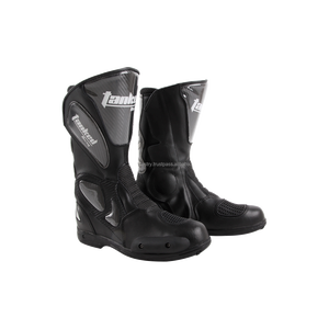 Nouveau Style de chaussures de moto en cuir, chaussures de course personnalisées pour motocyclistes - Product Image 4