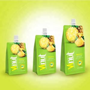 BPA Free 10.1 Fl oz Pineapple <b>Juice</b> Drink Clear Squeeze Pouch Bag <b>Fruit</b> & <b>Vegetable</b> <b>Juice</b> Bag - Product Image 5