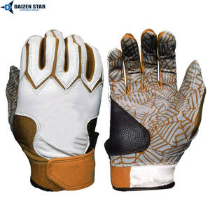 Gants de frappe de baseball DAIZEN STAR INTERNATIONAL en cuir/cuir synthétique, couleur et taille personnalisables, légers, confortables, avec fermeture à crochet - Product Image 5