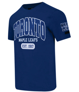 Toronto pour Est. T-shirt décontracté pour homme 1917 en jersey 100% coton 240g, col rond, manches courtes, coupe classique, logo imprimé sur le devant - Product Image 1