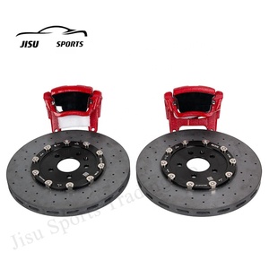 Conjunto completo 400mm Carro Cerâmica Discos De Freio 10 <span class=keywords><strong>Pot</strong></span> Freio Dianteiro Traseiro Único <span class=keywords><strong>Pot</strong></span> Caliper Kit para Audi A5 A6 A7 A8 RS5 RS6 RS7 RS8 - Product Image 6