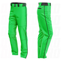 Pantalones de Béisbol Personalizables con Sublimación, Logotipo Frontal, Secado Rápido, Transpirables y Ligeros