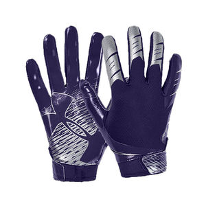 Gants de football américain SKYRAY IMPEX en sublimation, unisexes, en cuir, à doigts entiers, légers, antidérapants, coupe-vent, design personnalisé, de bonne qualité - Product Image 1