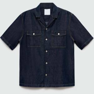 Camisa de Mezclilla para Hombre de Primera Calidad con Logotipo Personalizado, Estilo Urbano, Secado Rápido, Transpirable, Informal, de Moda, Superventas - Product Image 6