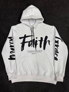 เสื้อฮู้ดซิปผ้าฟลีซทรงโอเวอร์ไซส์ ลายดาวประดับหมุด สไตล์วินเทจ ซักนุ่มพิเศษ ผ้าฝ้ายแท้ 100% แขนเสื้อแบบดรอปโชว์เดอร์ สำหรับฤดูหนาว สตรีทแวร์ - Product Image 1