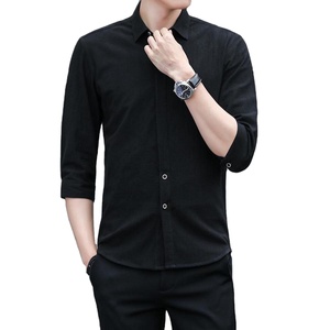 Chemise décontractée à manches longues de marque personnalisée popeline de qualité supérieure respirante haute qualité d'exportation Service OEM disponible - Product Image 4