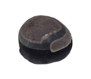 Perruque en cheveux humains indiens Remy de haute qualité, la plus vendue, base en soie, grande taille de bonnet, dentelle HD transparente, blonde, densité 100% - Product Image 3