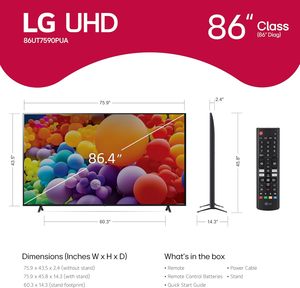 Televisor Inteligente LED 4K de 86 Pulgadas Serie UT75 con Procesador de IA y Alexa Integrada (2024) - Product Image 2