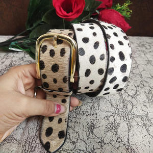 เข็มขัดหนังสัตว์ขนสัตว์เข็มขัดหนังแท้ปรับได้ทันสมัยเข็มขัดคุณภาพสูง - Product Image 3