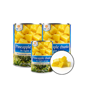 Piña Enlatada en Trozos en Almíbar Ligero de Primera Calidad a Bajo Precio, de Fábrica Vietnamita, en Lata de 20oz - Product Image 1