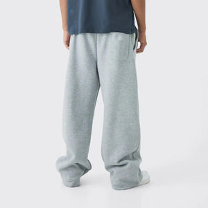 Pantalones Deportivos Casuales para Hombre, 100% Algodón, 500GSM, Personalizados al por Mayor, con Logotipo Impreso, Pantalones Lisos - Product Image 4