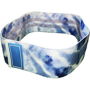 Haute qualité personnalisé léopard impression Sublimation tissu élastique bandes de hanche pour Gym exercice résistance fessier bande hanche bande - Product Image 5
