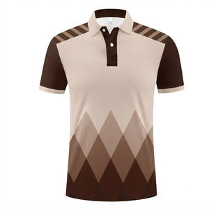 Camiseta de Manga Corta con Cierre para Hombre, Estilo Deportivo, Tejido con Bloques de Color, Transpirable, Secado Rápido, Largo Regular, Verde Gris - Product Image 2
