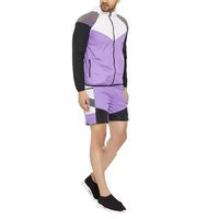 Ensemble de survêtement décontracté deux pièces pour homme, coupe-vent à capuche en polyester/nylon, idéal pour l'hiver – Prix bas