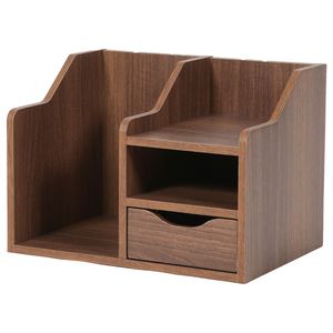 Wooden Cabinator With <b>Strong</b> Handle Perfect For Office Use Desktop Storage And Daily Household Organization At Home - Product Image 2
