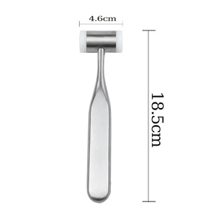 Martillo dental de acero inoxidable con mango autoclavable, herramienta quirúrgica de extracción dental de doble cabeza, instrumento de nailon para dentista - Product Image 2