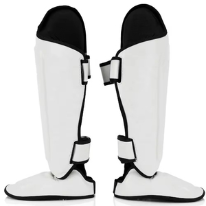 Protège-tibias professionnels réglables en EVA/plastique antidérapants, protège-tibias en cuir de haute qualité pour l'entraînement de boxe - Product Image 3