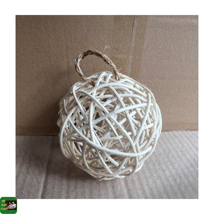 Boule en rotin tressée en fibre naturelle pour la décoration intérieure, les événements, le style saisonnier, les projets d'artisanat et le jeu – Fournisseur en gros du Vietnam - Product Image 1