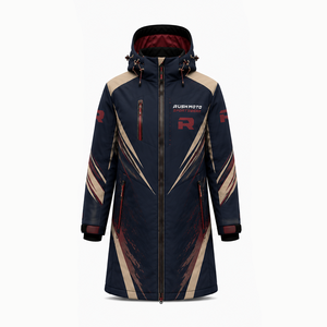 Manteaux longs en textile à coupe décontractée, vestes matelassées longues, vêtements d'hiver, vente en gros, sur mesure - Product Image 1