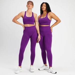 Vêtements de sport pour femmes-Soutien-gorge de yoga sans coutures 88% polyester 12% spandex pour le yoga, la gym et la course à pied - Product Image 5